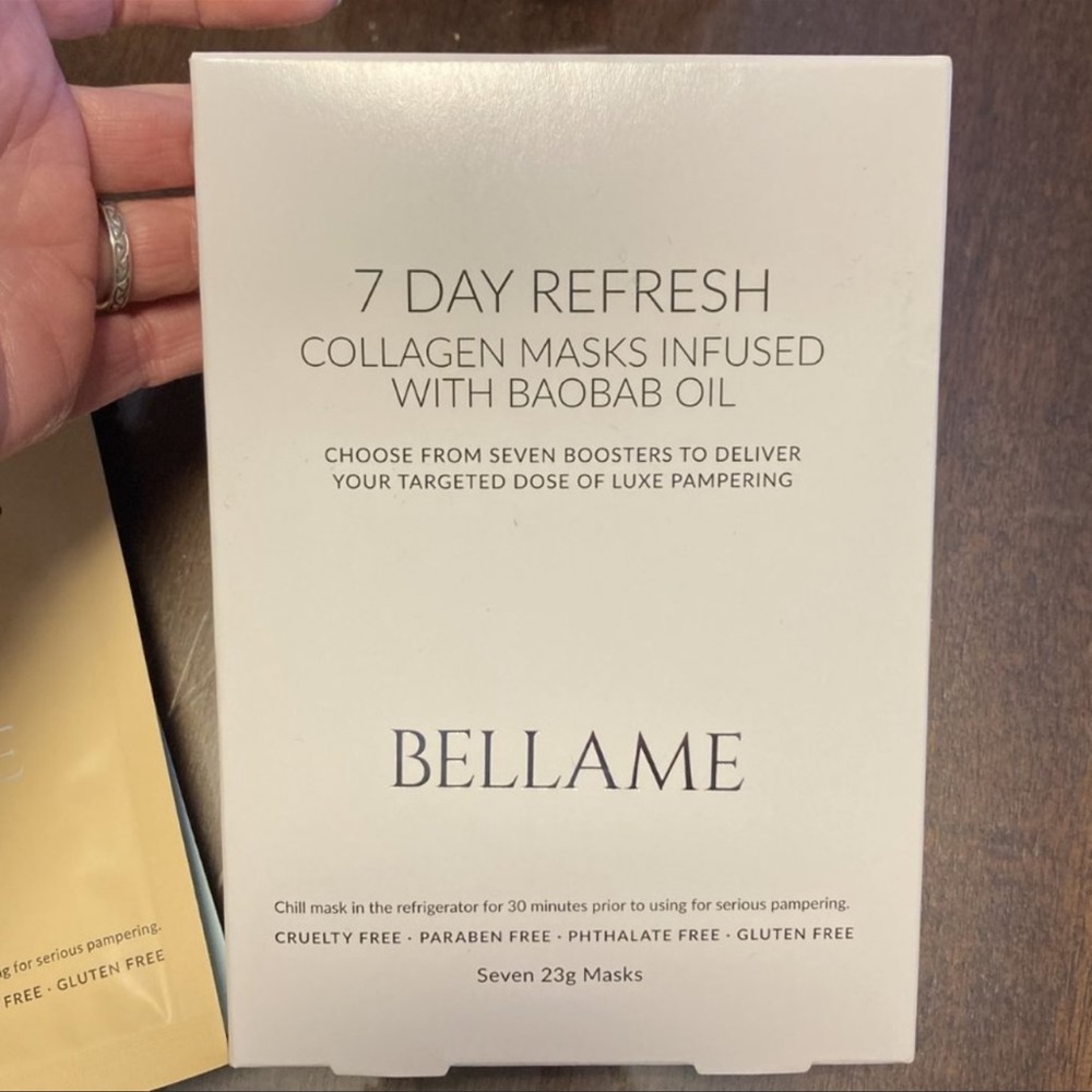 NIB Bellame 7 Day Refresh Facial Masks